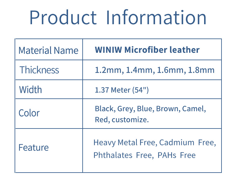 Microfiber Synthetic Suede Leather