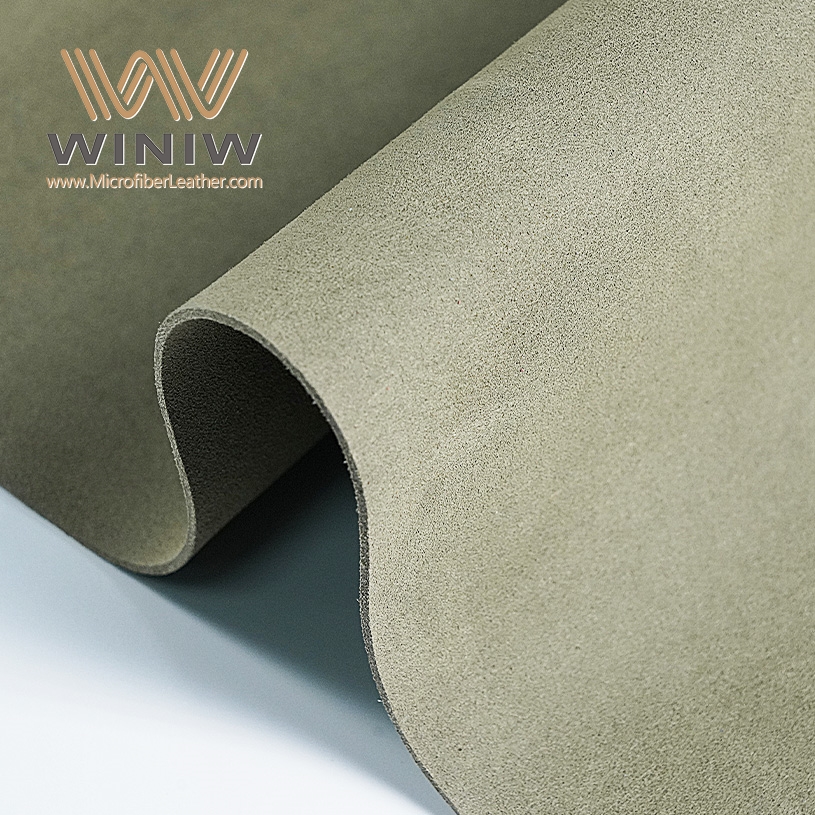 Wear-Resistant Synthetic Nubuck Leather for Commercial Lounge Sofas