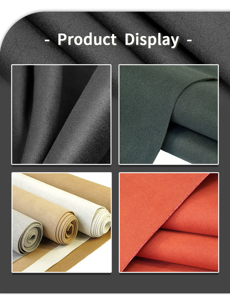 Microfiber Synthetic Suede Leather