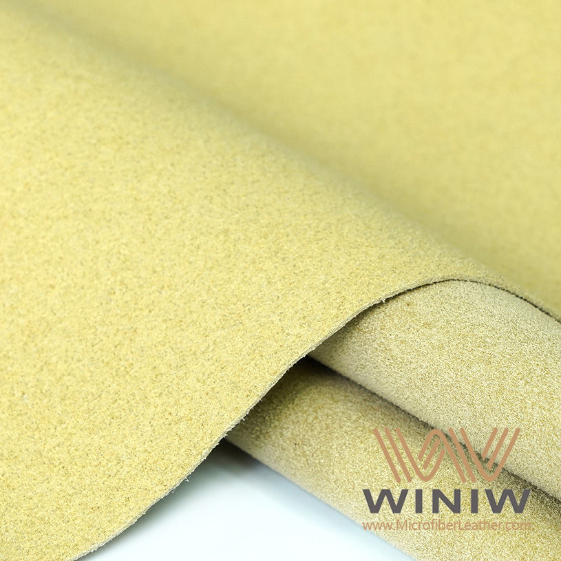 Cuir synthétique suédé souple pour tiges de chaussures décontractées