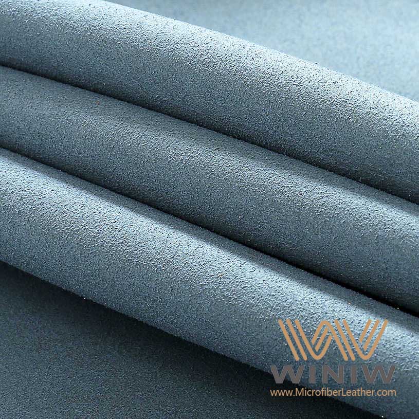 Pelle scamosciata in microfibra idrorepellente per calzature da esterno