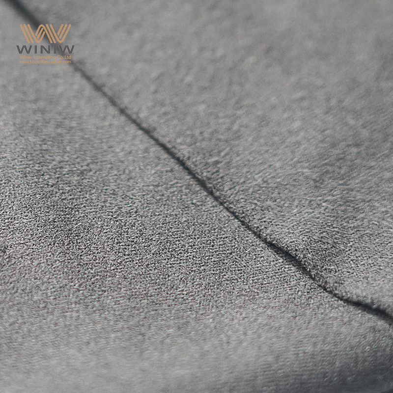 Cuir synthétique suédé souple pour tiges de chaussures de mode