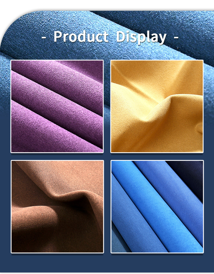 Microfiber Synthetic Suede Leather