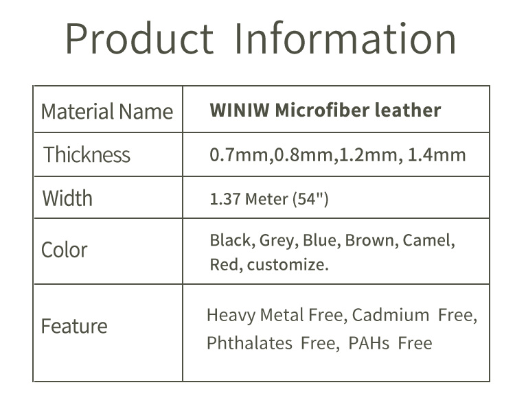 Microfiber Synthetic Suede Leather