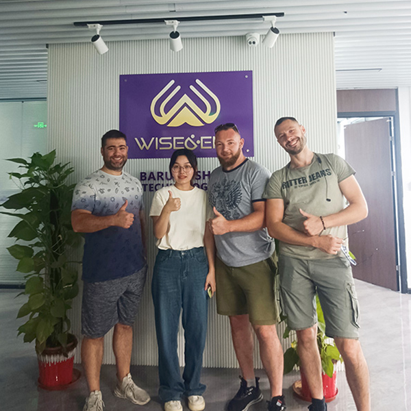 Customers visit our company