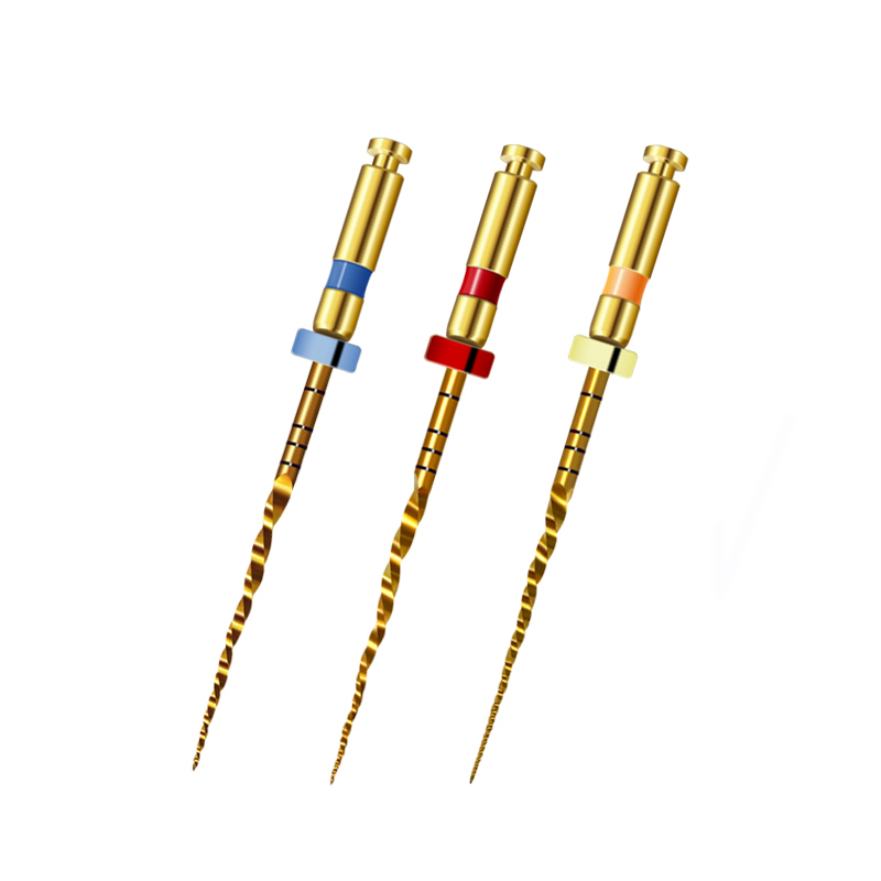 Efficient Gold Endodontic Rotary Protaple Files