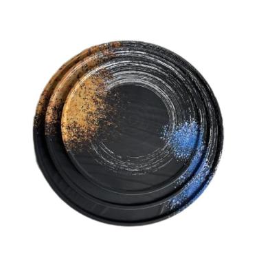 Vajilla moderna de melamina para cenas al aire libre