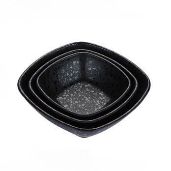 Juego de vajilla de melamina antideslizante de calidad para acampar al aire libre