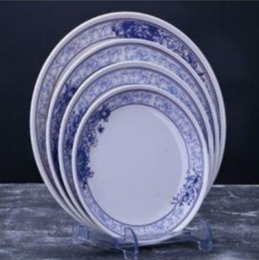 Platos de melamina aptos para microondas de 12 pulgadas de Creations