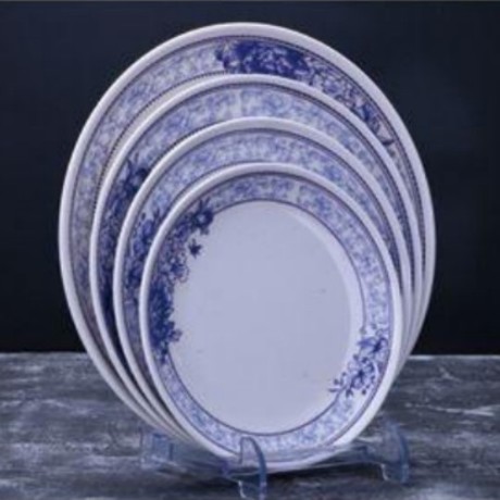 Platos de melamina aptos para microondas de 12 pulgadas de Creations