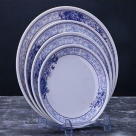 Platos de melamina aptos para microondas de 12 pulgadas de Creations