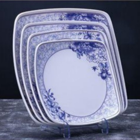 Platos de melamina aptos para microondas de 12 pulgadas de Creations