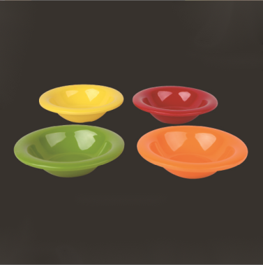 Vajilla de melamina irrompible y brillante para barcos