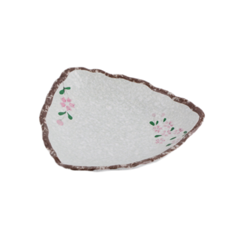 캐주얼한 소박한 멜라닌 접시와 그릇