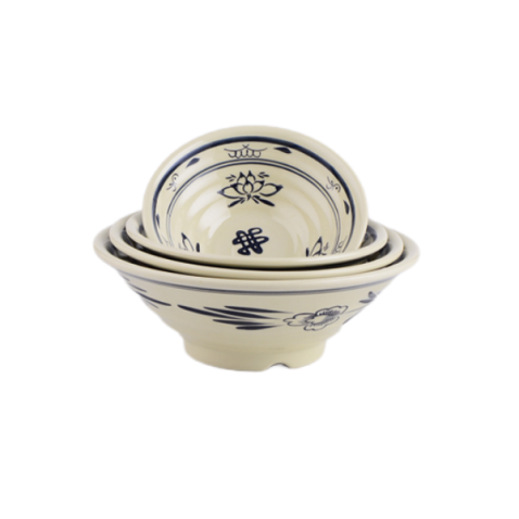 Hermosa vajilla asiática de melamina para uso comercial