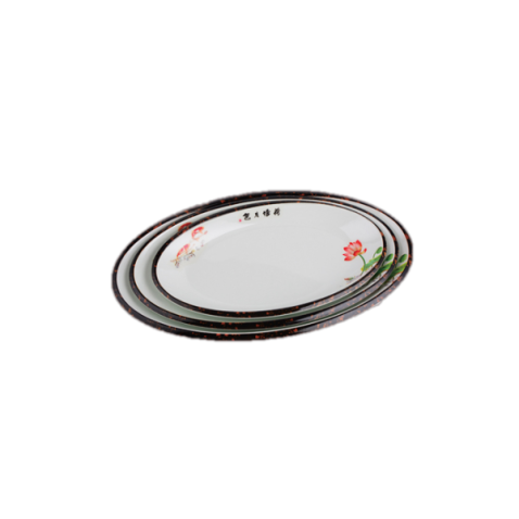 Hermosa vajilla asiática de melamina para uso comercial