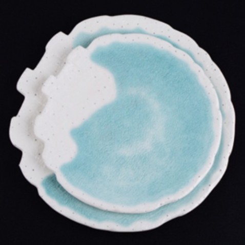 Vajilla de melamina azul