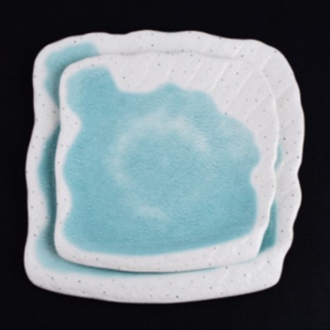 Vajilla de melamina azul