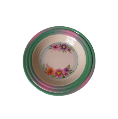 Vajilla de melamina con diseño floral vintage de 16 piezas