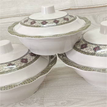 Utensilios de cocina de melamina Platos aptos para lavavajillas