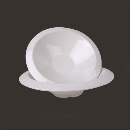 Colección de utensilios de cocina de melamina blanca