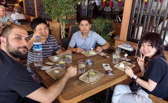 Visiting Foreign Cooperative Customers