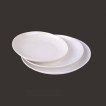 Set Piring Makan Melamin Putih Mewah