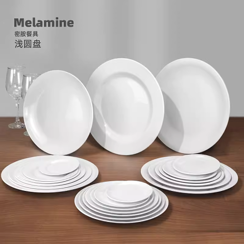 Compuesto de moldeo de melamina blanca para juego de platos de melamina