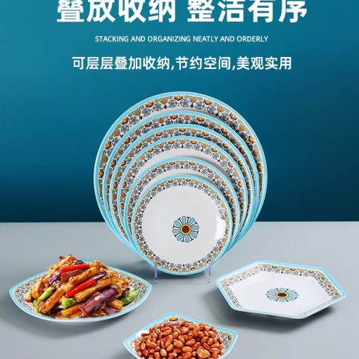 Lanzamiento de nuevo producto: Vajilla de melamina serie Lantern Flower