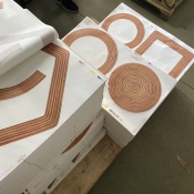 멜라민 식기에 맞춤형 디자인 데칼 용지 적용 공정