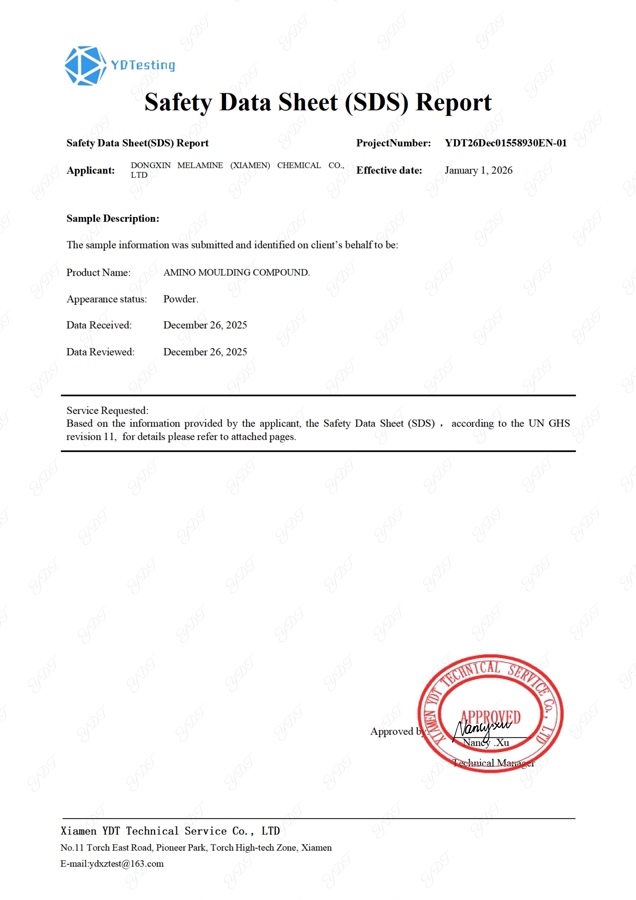 SDS Moulding  Compound