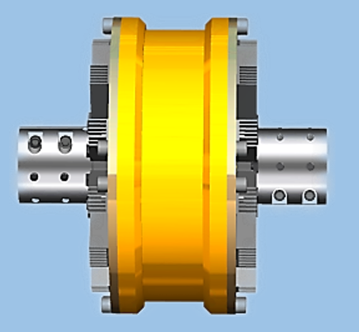 Fully Closed Torque Limiting Permanent Magnetic Coupling