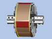 Semi Enclosed Torque Limiting Permanent Magnetic coupling