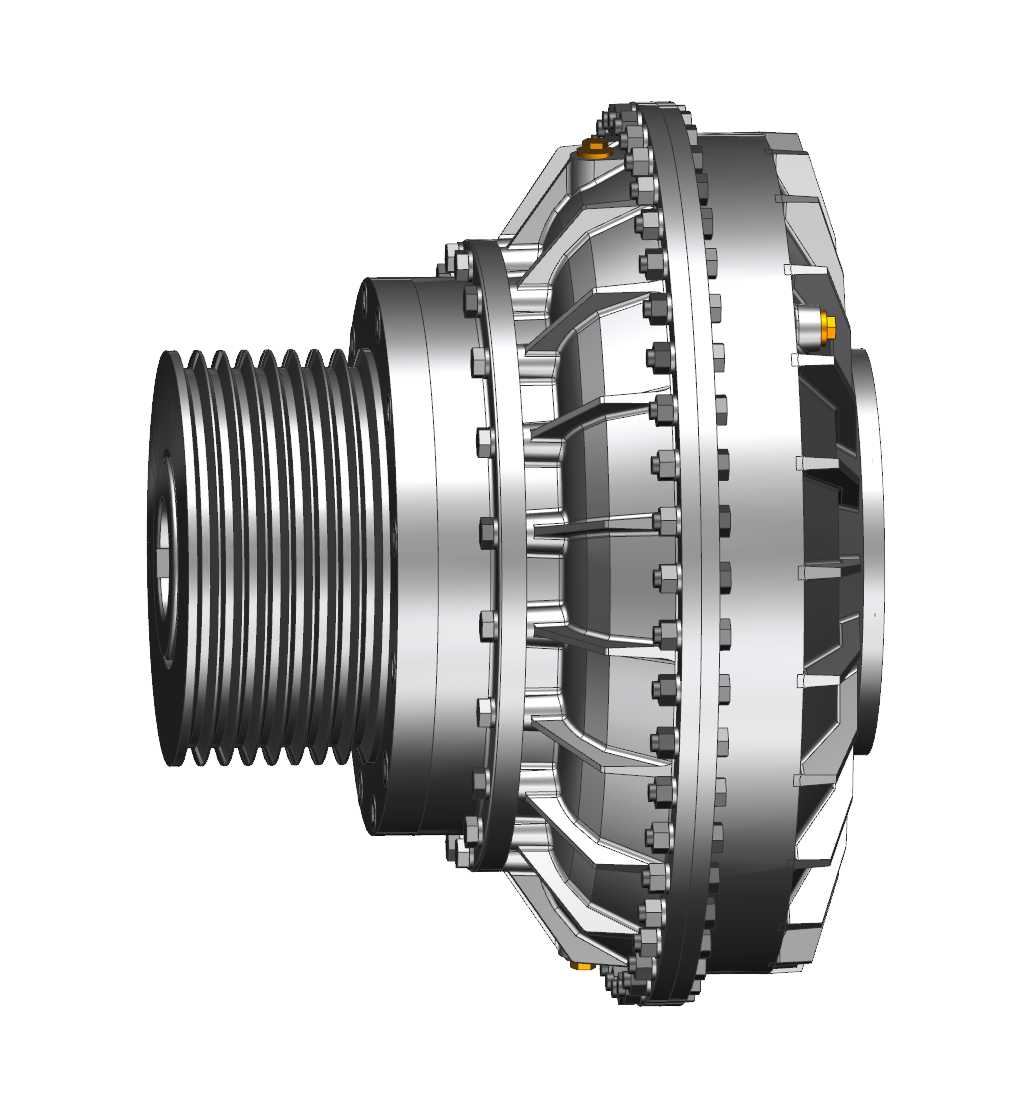 constant or controlled filling fluid coupling
