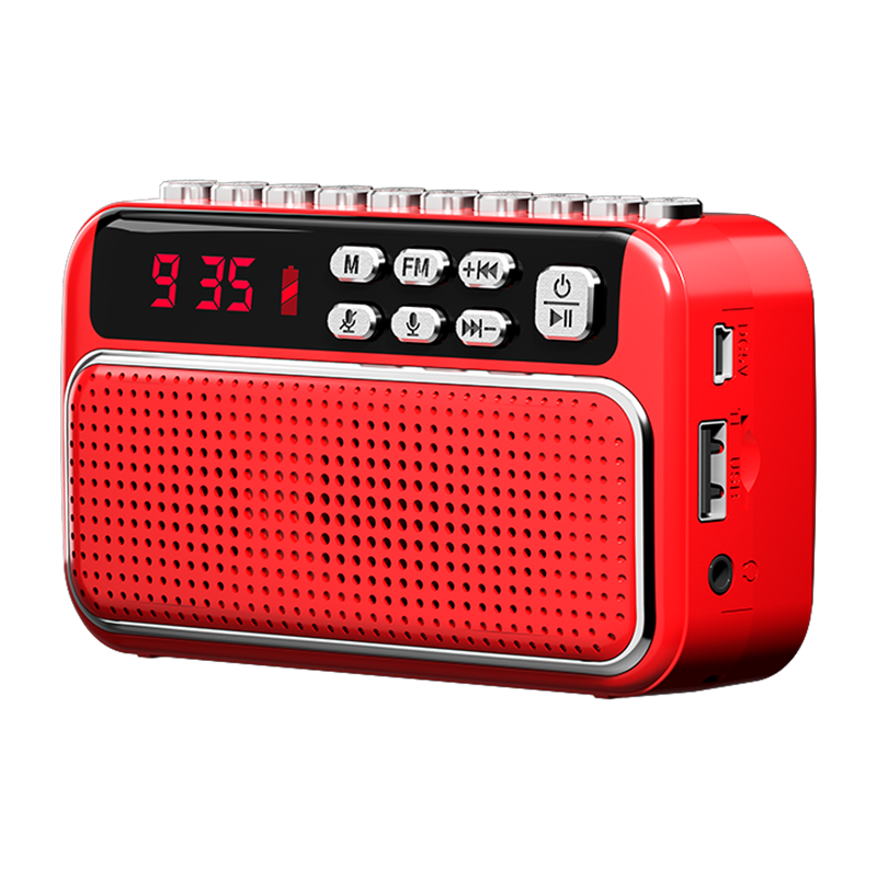 Draagbare mini FM-radioluidspreker