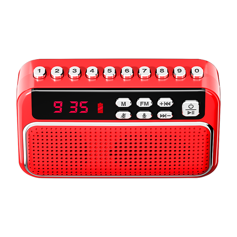 Draagbare mini FM-radioluidspreker