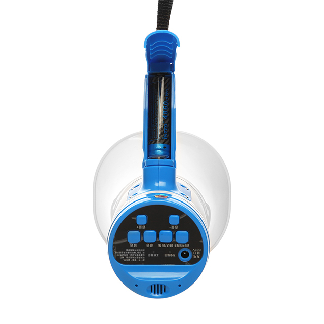 Megafono portatile con batteria ricaricabile da 15 W