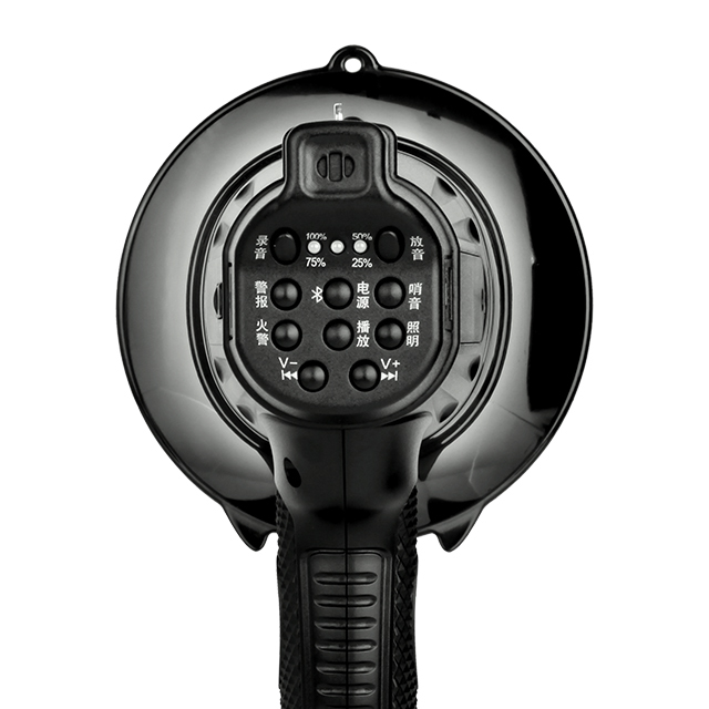 Megafoonluidspreker met 15 W lithiumbatterij