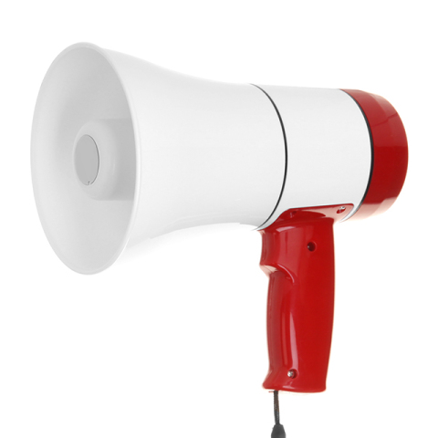 15W Handy Outdoor Megaphone Speaker With Usb