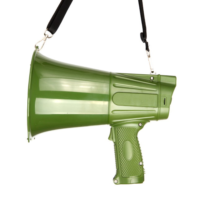 megaphone with siren