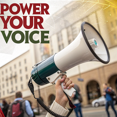 Professional loudspeaker megaphone