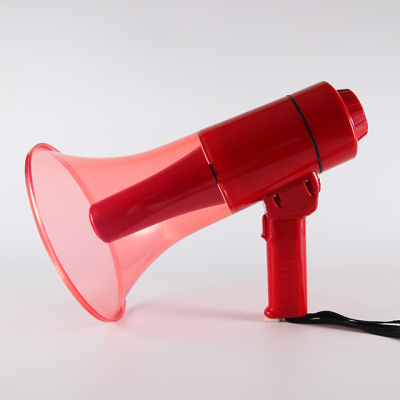 Megaphone with Transparent Charm