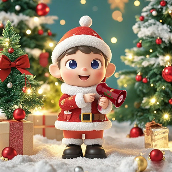 Mégaphone de Noël