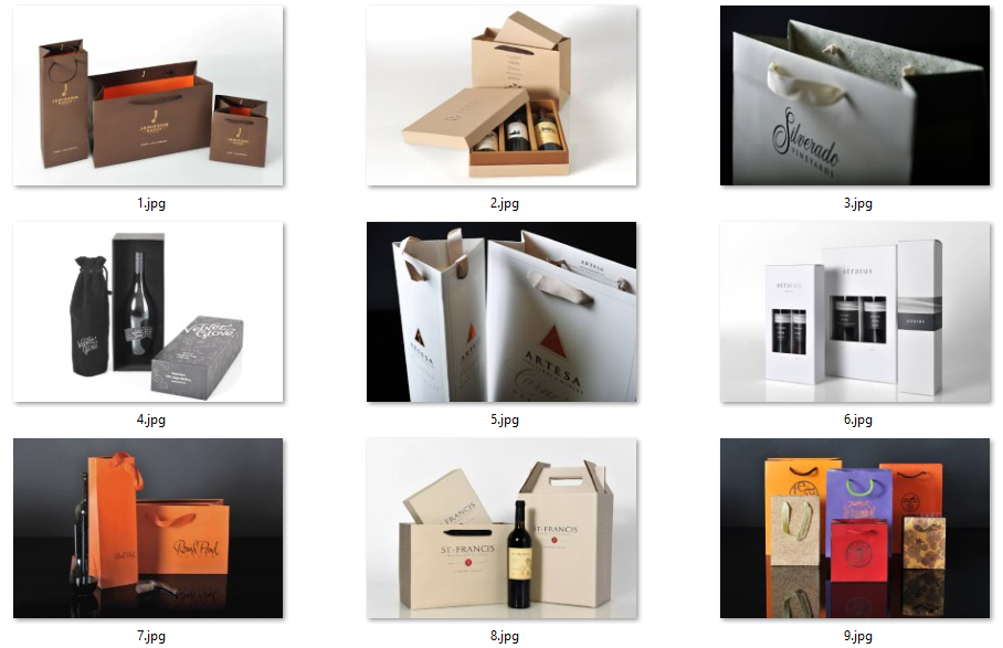 wine paper bag