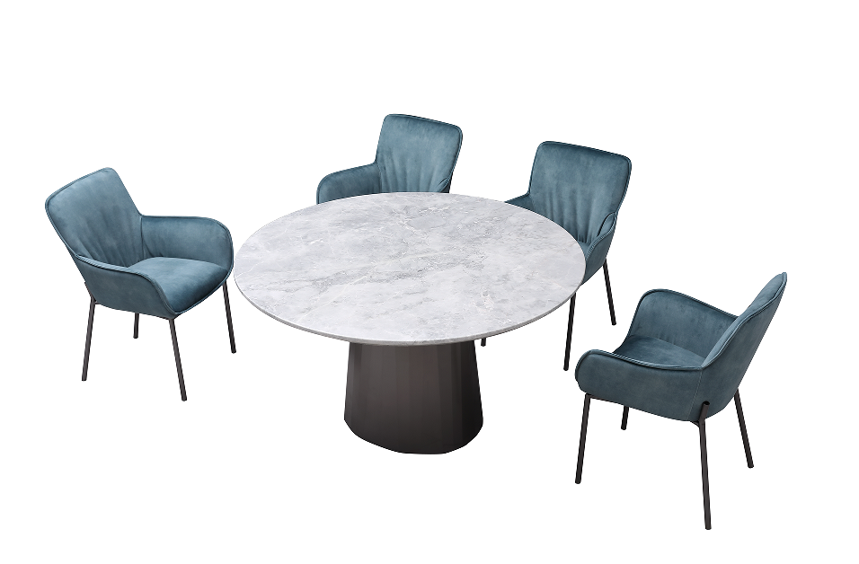 Round dining table