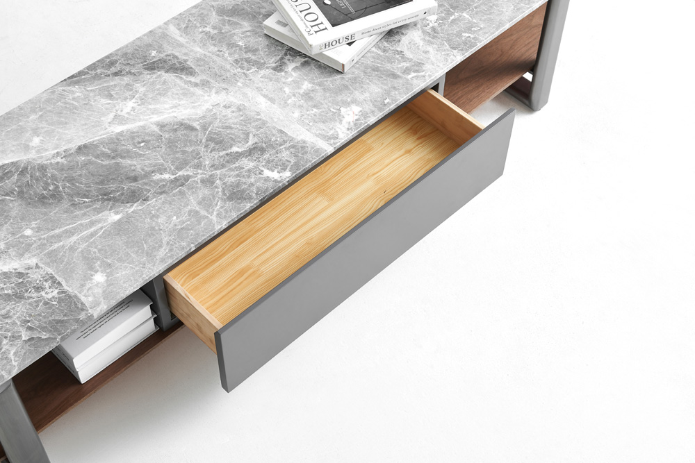 Marble TV stand