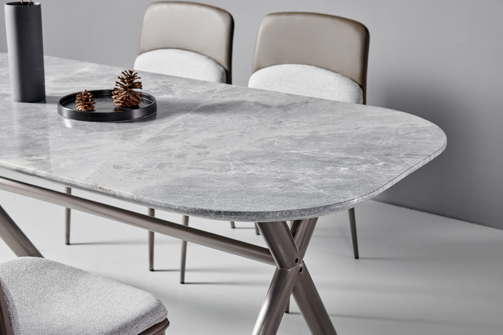 Pure marble dining table