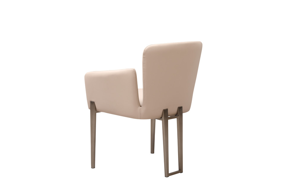 Dining chair gold steel