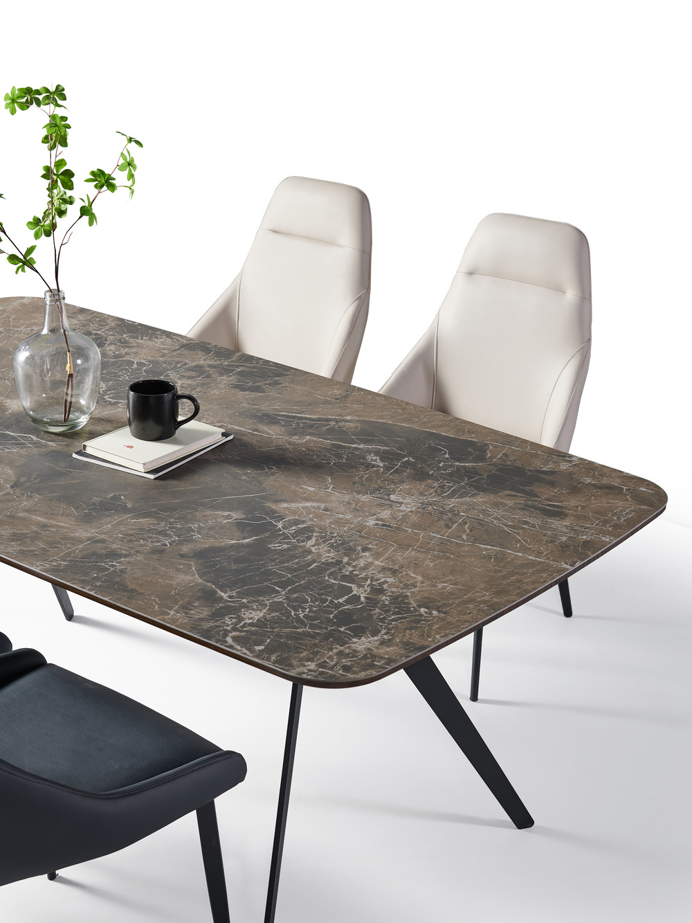 Grey dining table