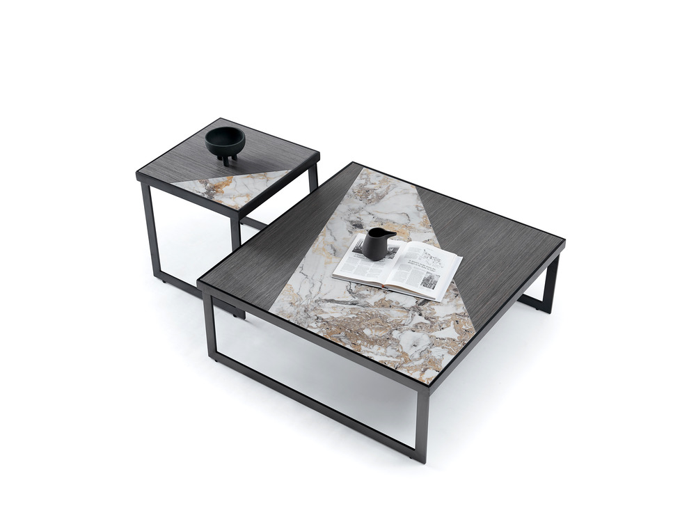 Swivel top coffee table